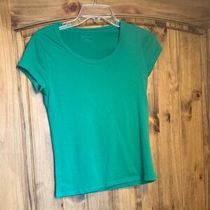 No Boundaries Green Short Sleeve Women's Tee